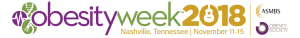 OBESITYWEEK Annual Scientific Meeting - 2018 logo